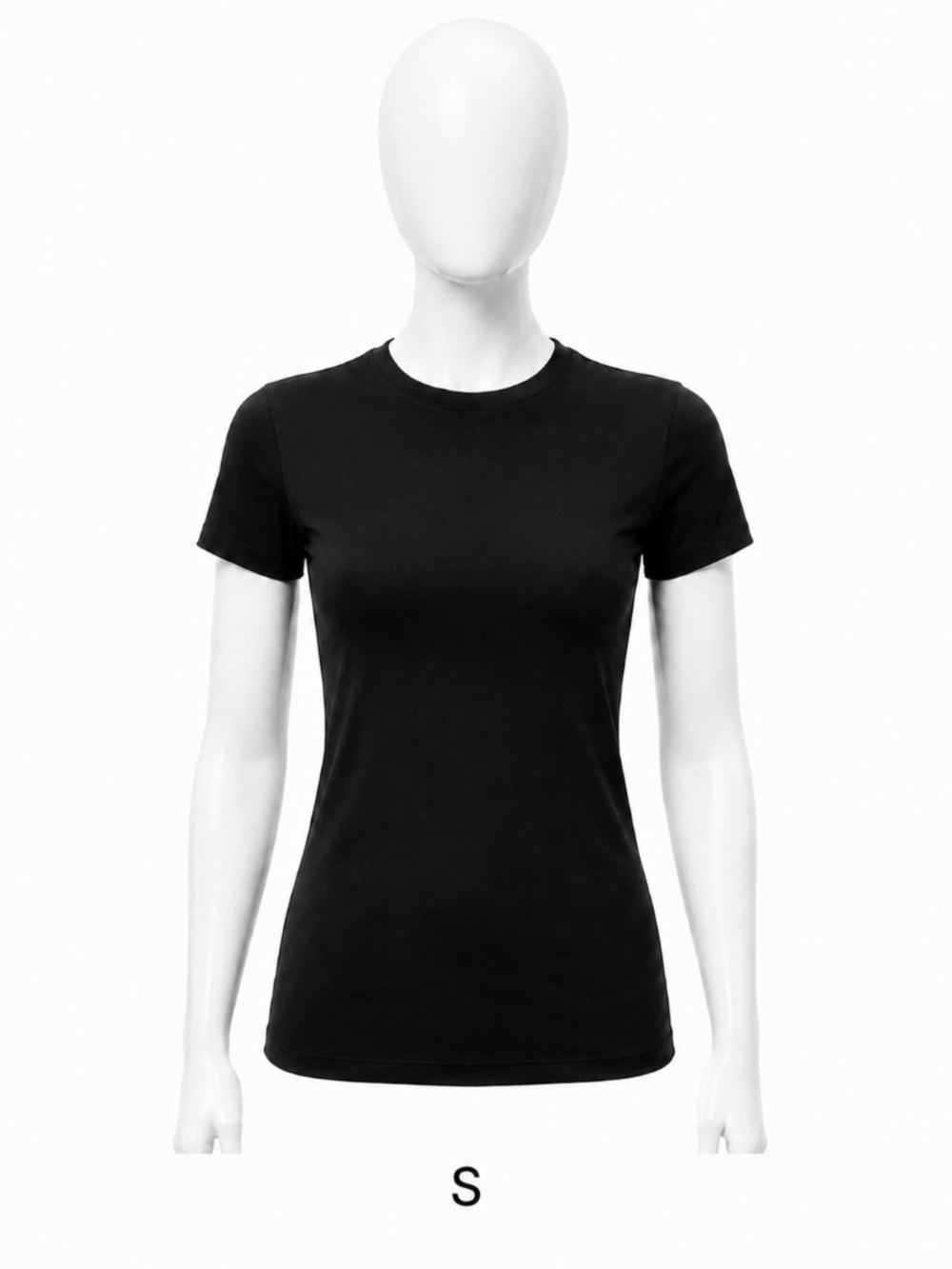 Bombas Pima Cotton Slim Crew Neck T-Shirt Black Small NWT Peruvian Soft